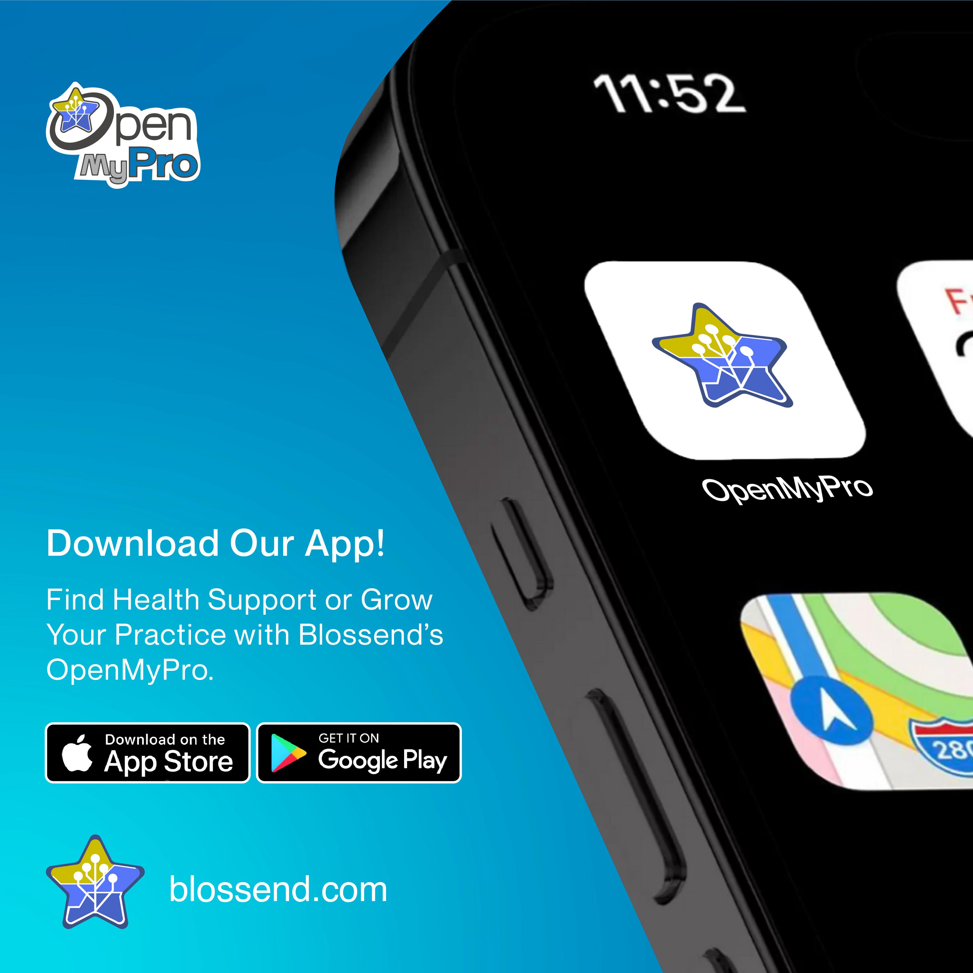 OpenMyPro App - Book Alternative Medicine Appointments OpenMyPro mobile app - wellness scheduling platform for alternative medicine practitioners & holistic healthcare providers